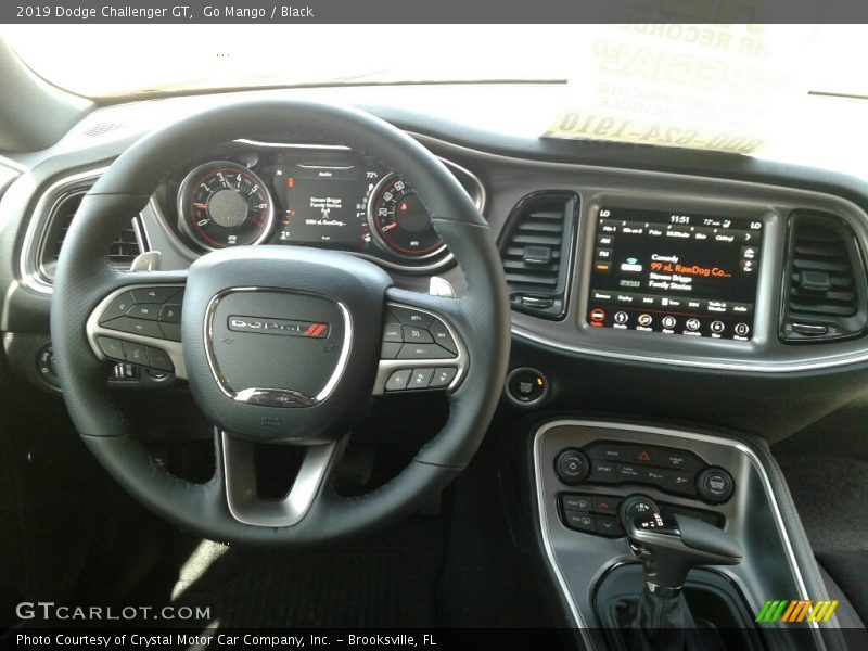 Dashboard of 2019 Challenger GT