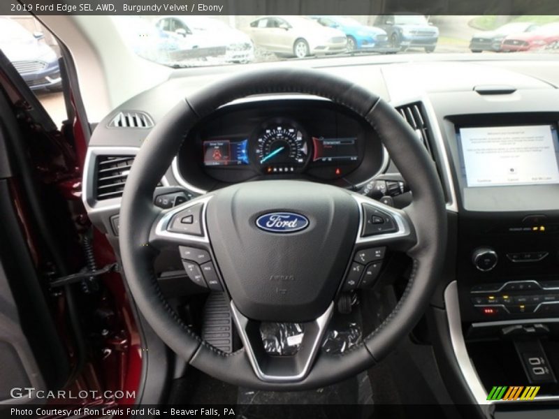 Burgundy Velvet / Ebony 2019 Ford Edge SEL AWD