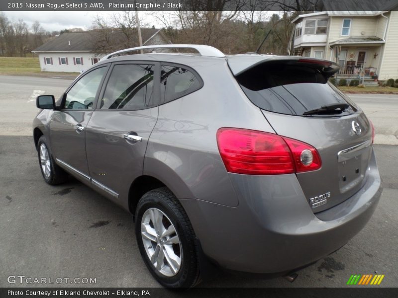 Platinum Graphite / Black 2015 Nissan Rogue Select S AWD