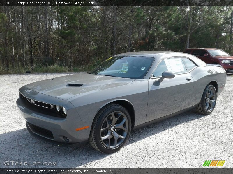 Destroyer Gray / Black 2019 Dodge Challenger SXT
