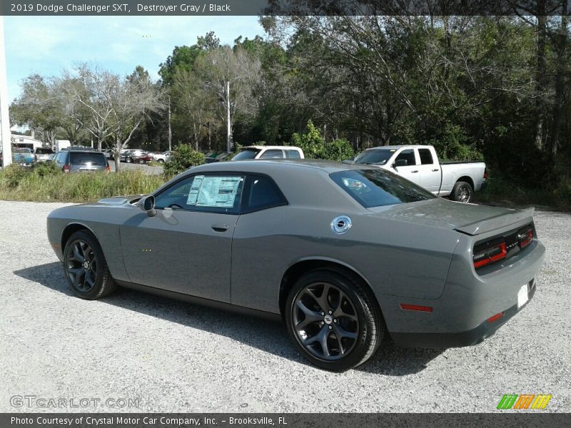 Destroyer Gray / Black 2019 Dodge Challenger SXT