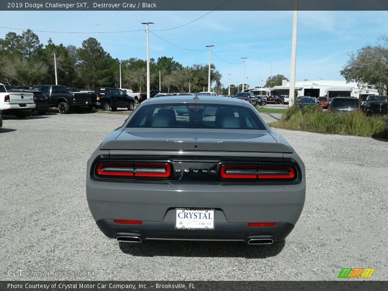 Destroyer Gray / Black 2019 Dodge Challenger SXT