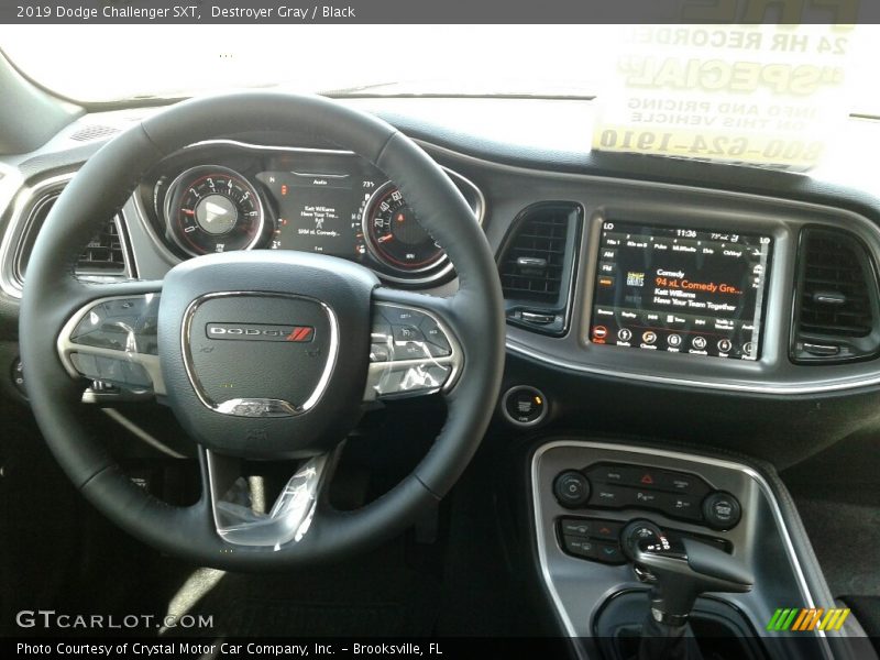 Destroyer Gray / Black 2019 Dodge Challenger SXT