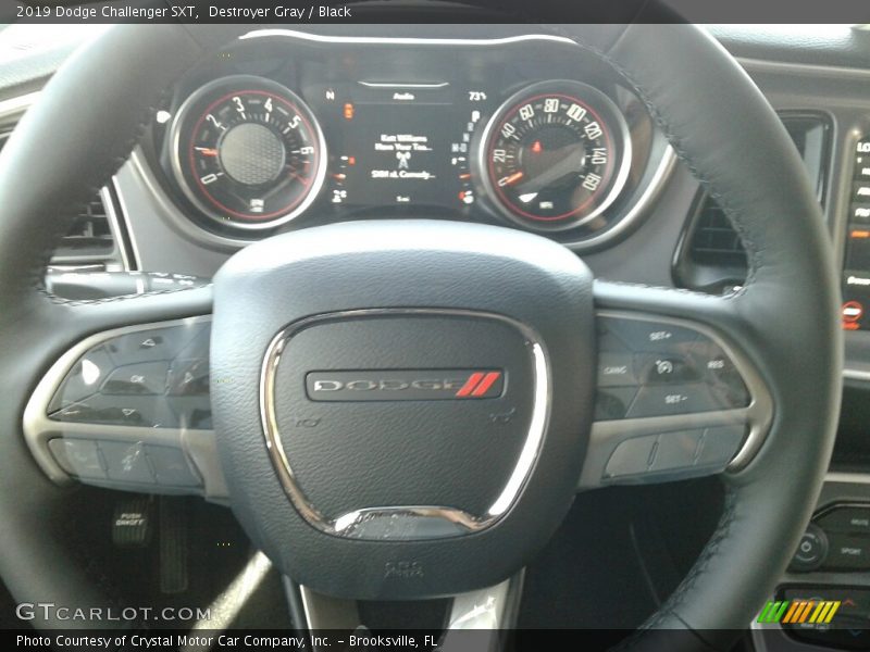 Destroyer Gray / Black 2019 Dodge Challenger SXT