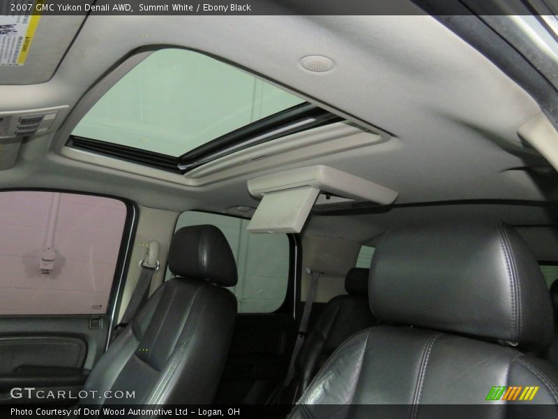 Summit White / Ebony Black 2007 GMC Yukon Denali AWD
