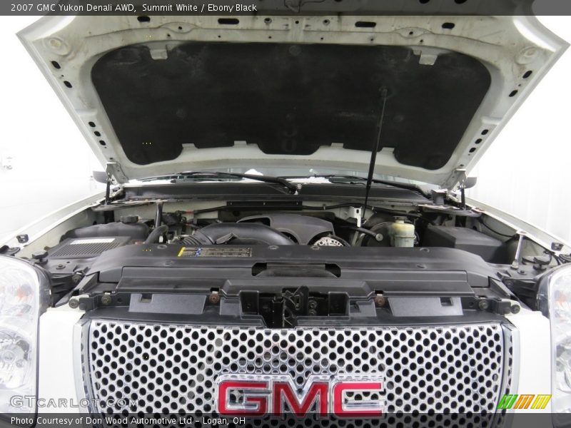 Summit White / Ebony Black 2007 GMC Yukon Denali AWD