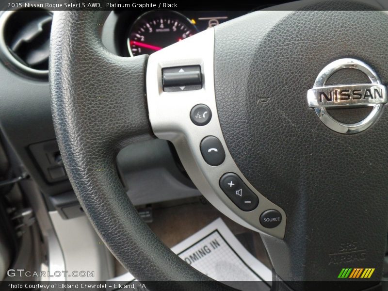 Platinum Graphite / Black 2015 Nissan Rogue Select S AWD