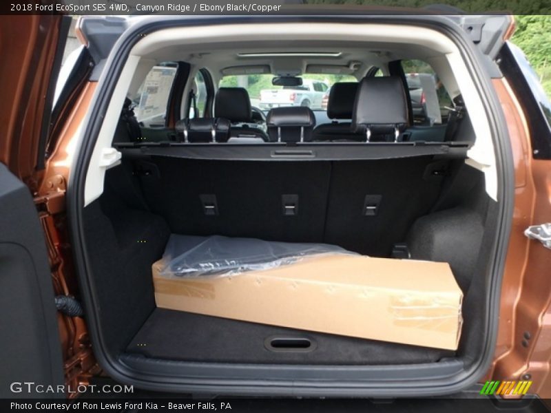 Canyon Ridge / Ebony Black/Copper 2018 Ford EcoSport SES 4WD