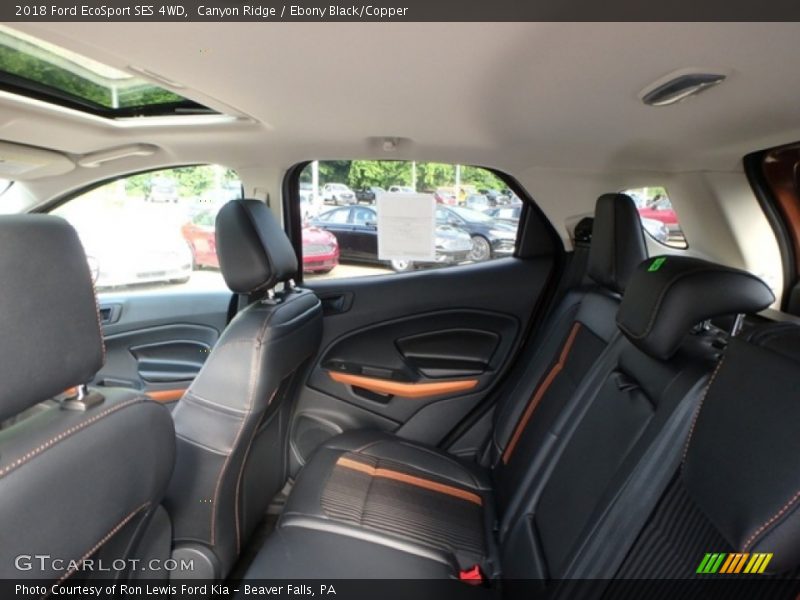 Canyon Ridge / Ebony Black/Copper 2018 Ford EcoSport SES 4WD