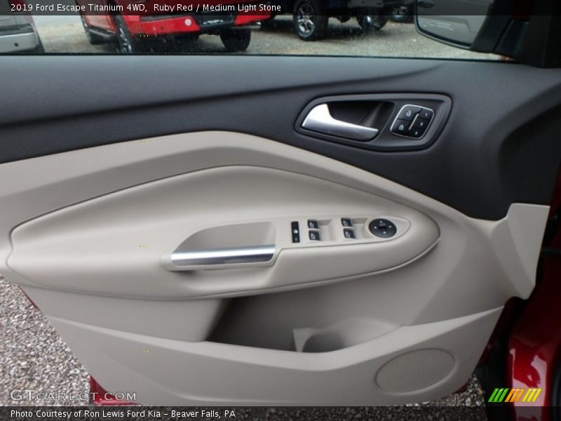 Ruby Red / Medium Light Stone 2019 Ford Escape Titanium 4WD