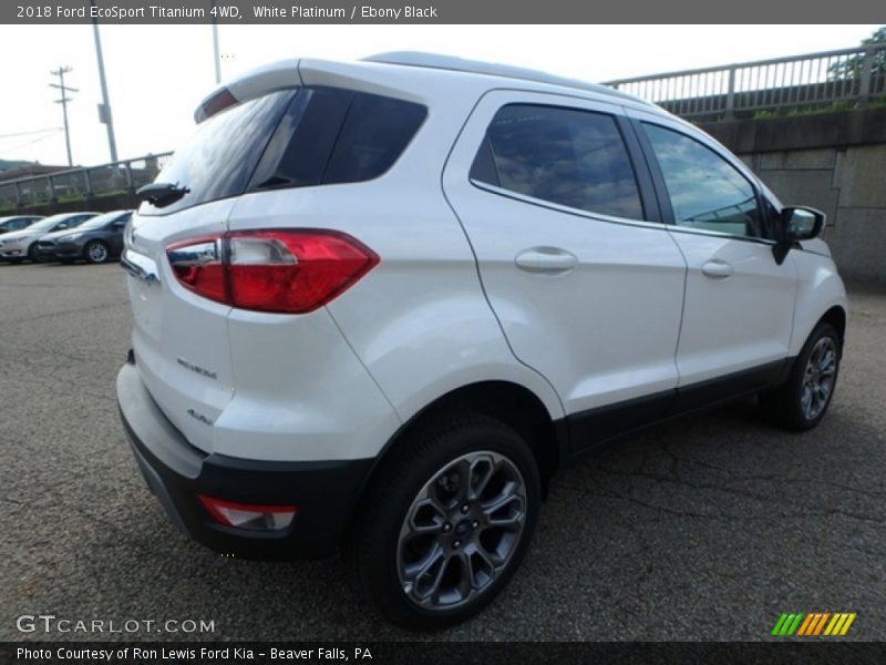 White Platinum / Ebony Black 2018 Ford EcoSport Titanium 4WD
