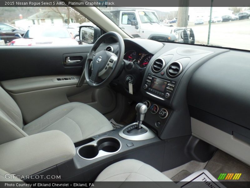 Platinum Graphite / Black 2015 Nissan Rogue Select S AWD