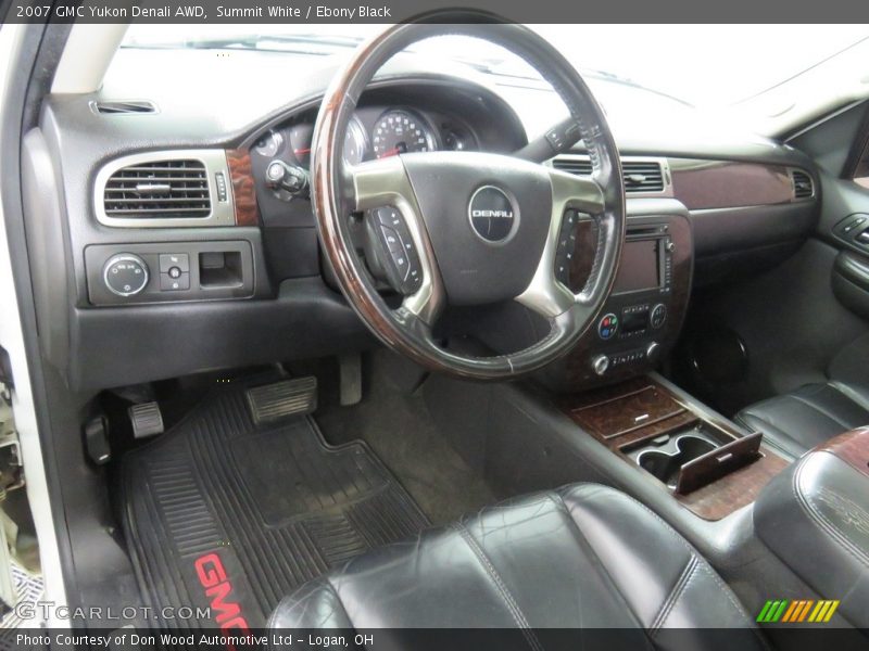 Summit White / Ebony Black 2007 GMC Yukon Denali AWD
