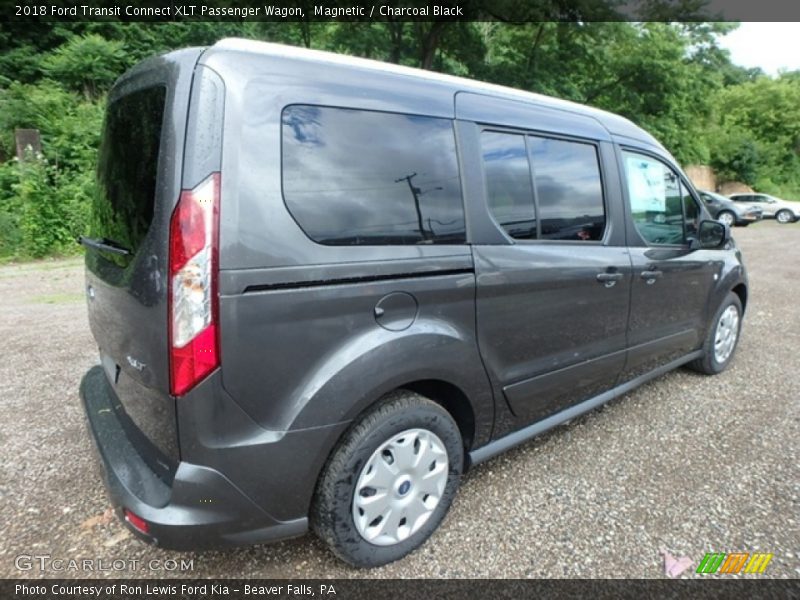 Magnetic / Charcoal Black 2018 Ford Transit Connect XLT Passenger Wagon