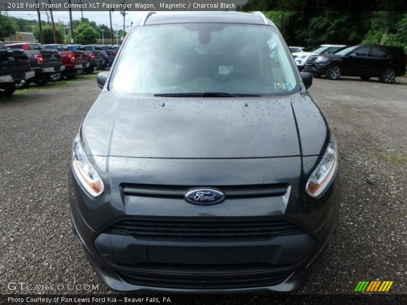 Magnetic / Charcoal Black 2018 Ford Transit Connect XLT Passenger Wagon