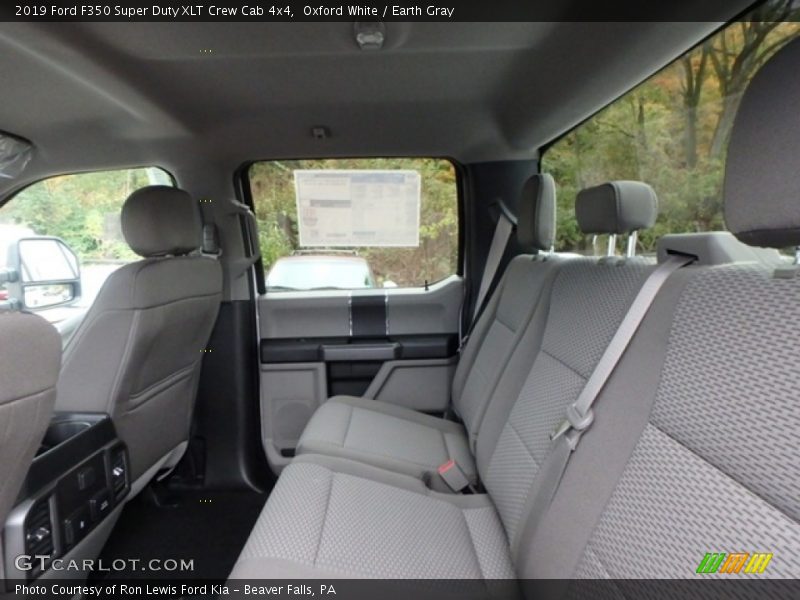 Oxford White / Earth Gray 2019 Ford F350 Super Duty XLT Crew Cab 4x4