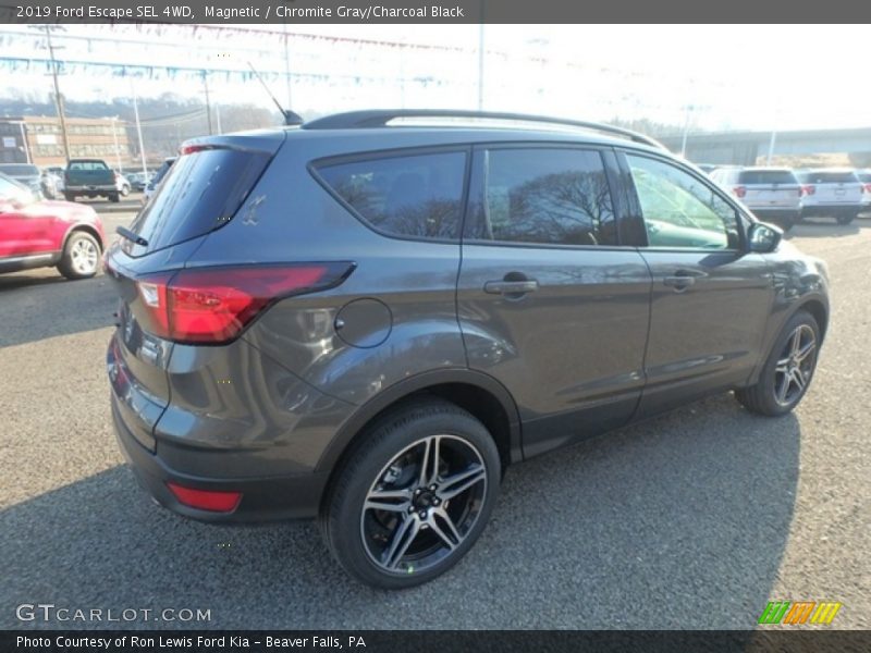 Magnetic / Chromite Gray/Charcoal Black 2019 Ford Escape SEL 4WD