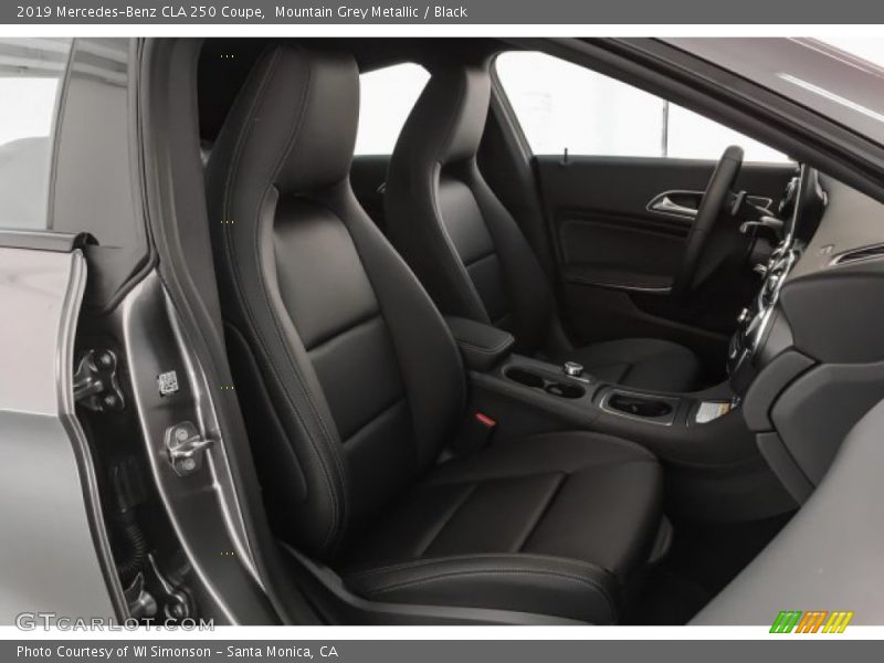 Mountain Grey Metallic / Black 2019 Mercedes-Benz CLA 250 Coupe