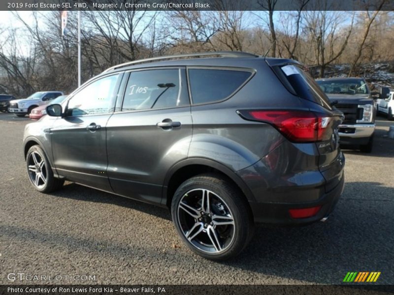 Magnetic / Chromite Gray/Charcoal Black 2019 Ford Escape SEL 4WD