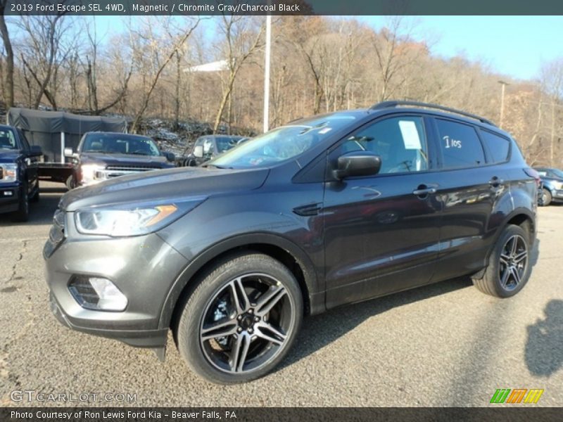Magnetic / Chromite Gray/Charcoal Black 2019 Ford Escape SEL 4WD