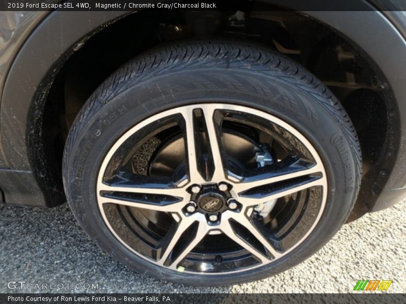 Magnetic / Chromite Gray/Charcoal Black 2019 Ford Escape SEL 4WD