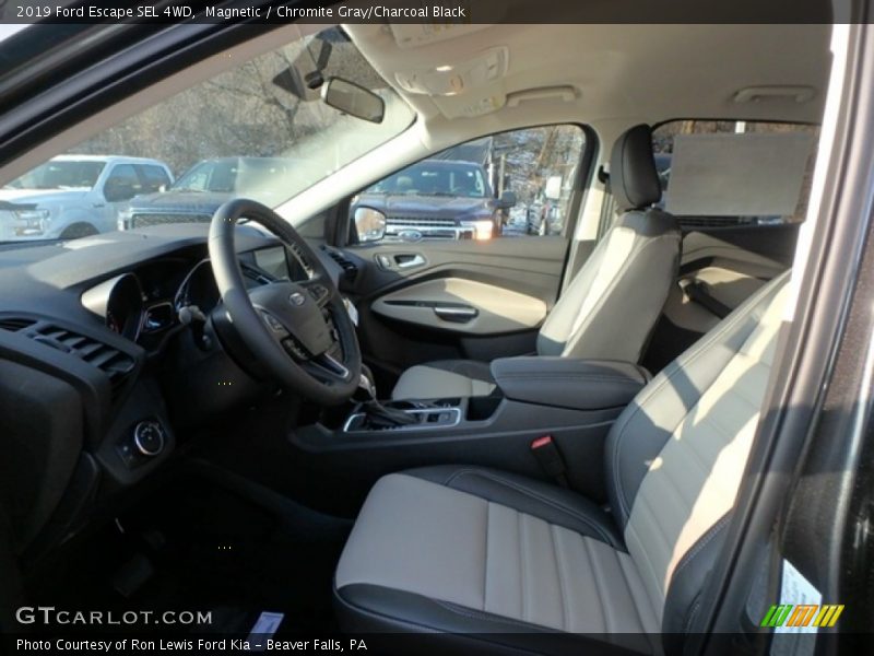 Magnetic / Chromite Gray/Charcoal Black 2019 Ford Escape SEL 4WD
