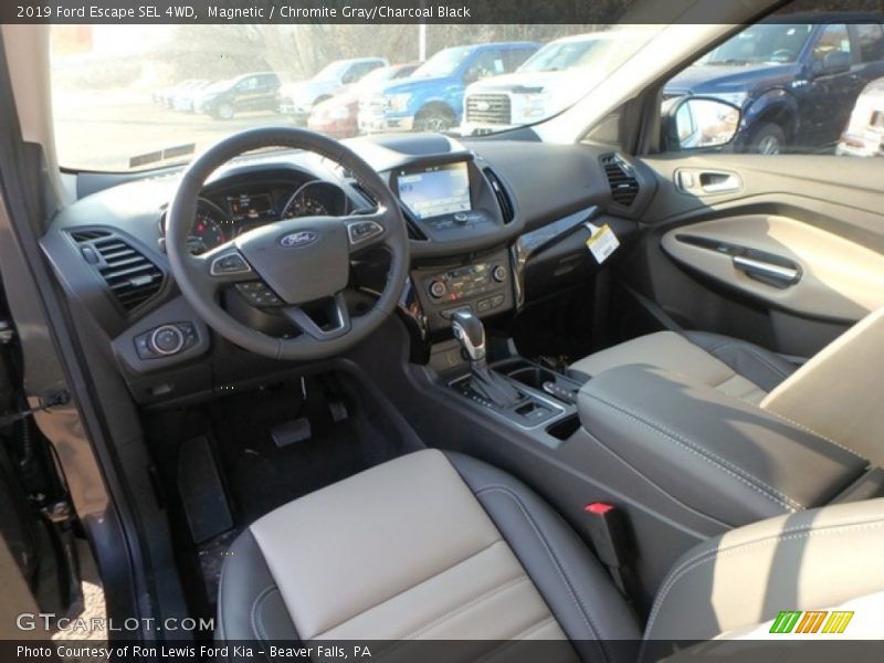 Magnetic / Chromite Gray/Charcoal Black 2019 Ford Escape SEL 4WD