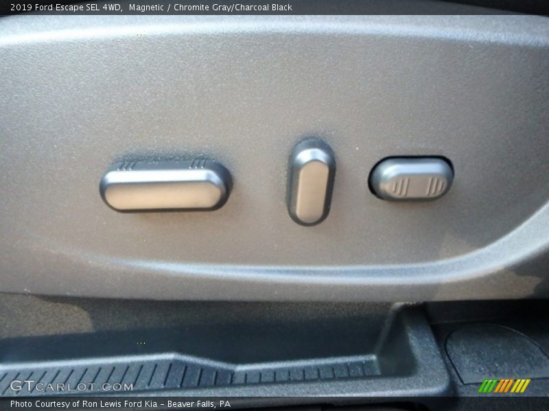 Magnetic / Chromite Gray/Charcoal Black 2019 Ford Escape SEL 4WD