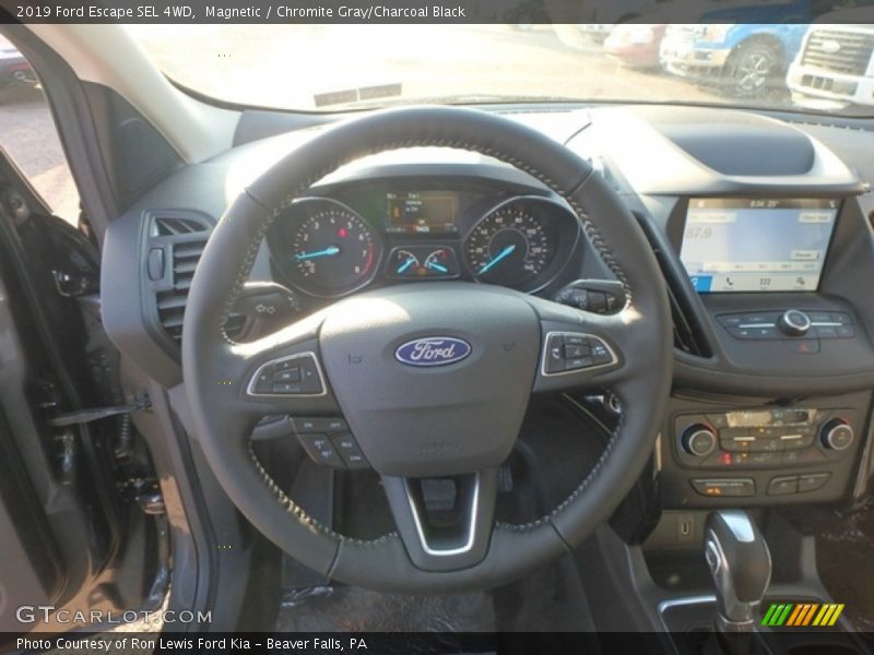 Magnetic / Chromite Gray/Charcoal Black 2019 Ford Escape SEL 4WD