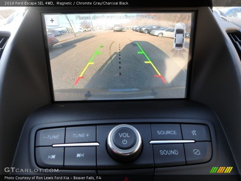 Magnetic / Chromite Gray/Charcoal Black 2019 Ford Escape SEL 4WD