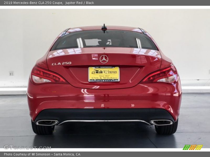 Jupiter Red / Black 2019 Mercedes-Benz CLA 250 Coupe