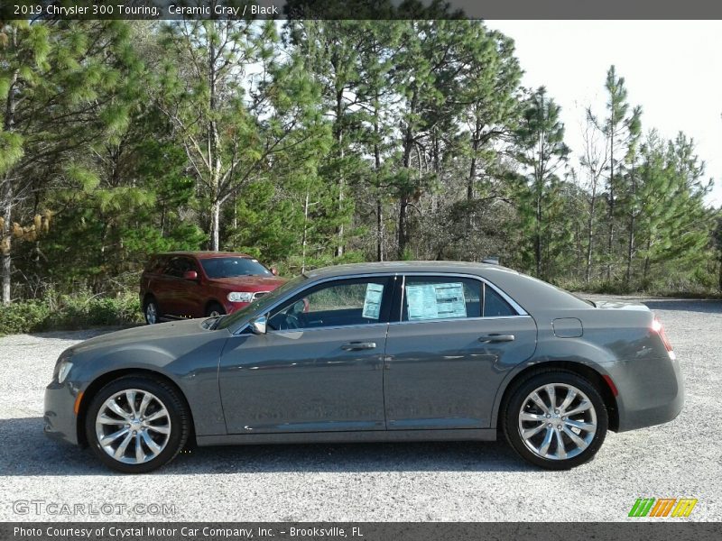 Ceramic Gray / Black 2019 Chrysler 300 Touring