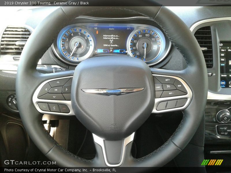 Ceramic Gray / Black 2019 Chrysler 300 Touring