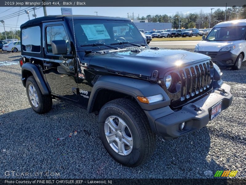 Black / Black 2019 Jeep Wrangler Sport 4x4