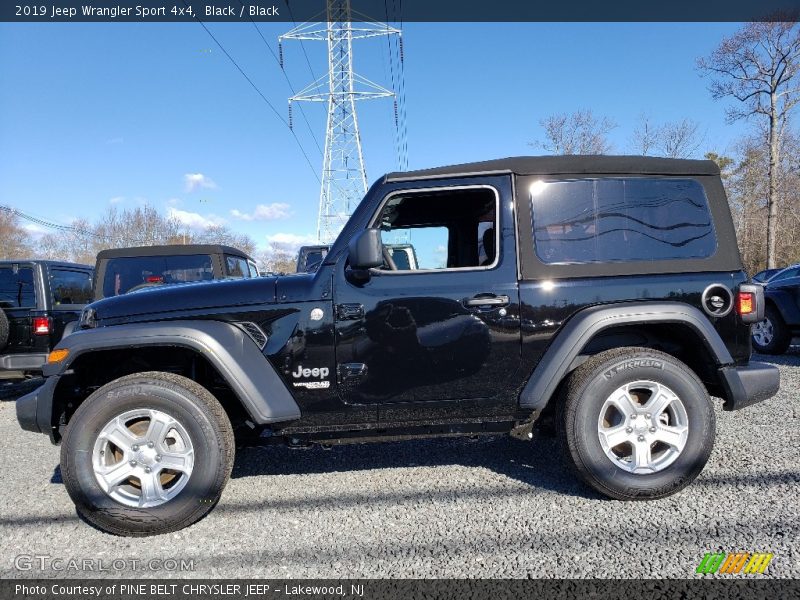 Black / Black 2019 Jeep Wrangler Sport 4x4