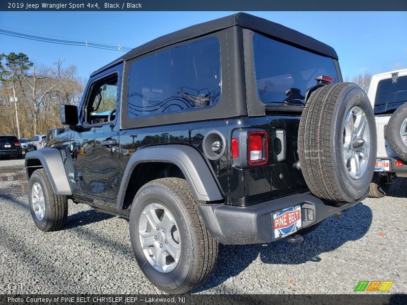 Black / Black 2019 Jeep Wrangler Sport 4x4