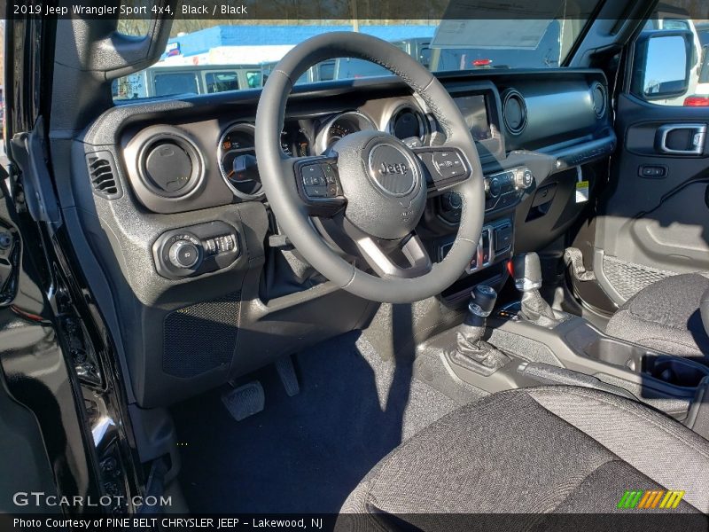 Black / Black 2019 Jeep Wrangler Sport 4x4