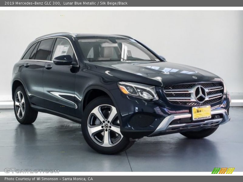 Lunar Blue Metallic / Silk Beige/Black 2019 Mercedes-Benz GLC 300