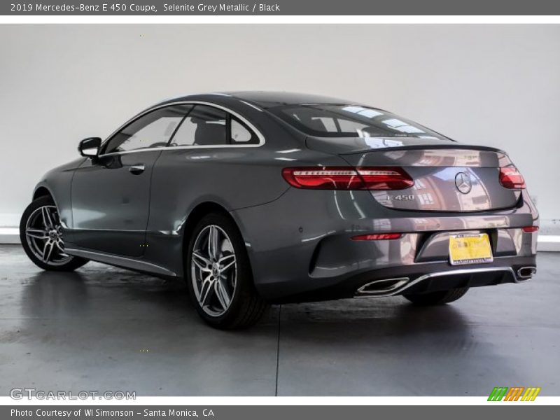 Selenite Grey Metallic / Black 2019 Mercedes-Benz E 450 Coupe