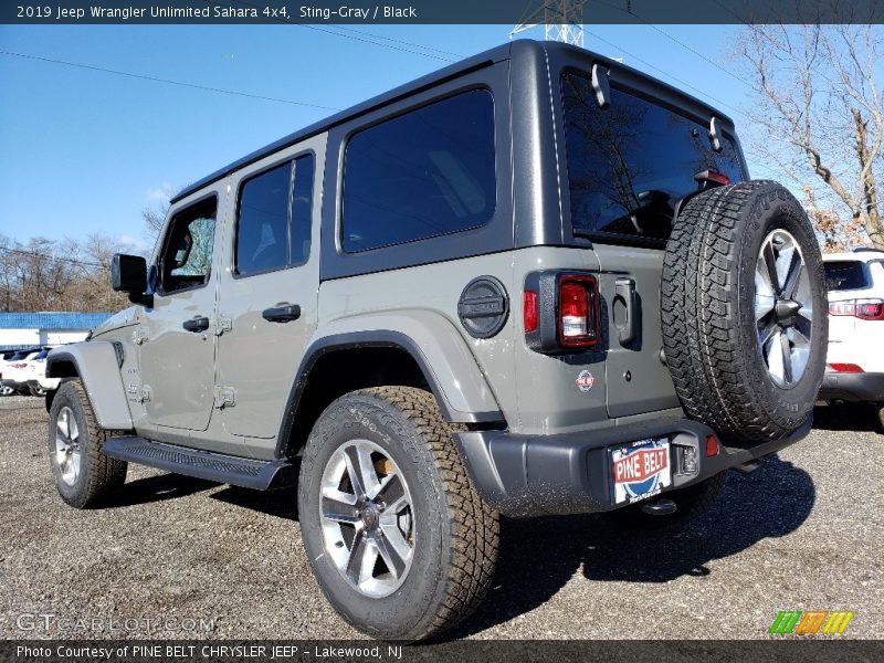 Sting-Gray / Black 2019 Jeep Wrangler Unlimited Sahara 4x4