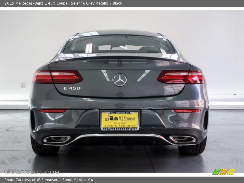 Selenite Grey Metallic / Black 2019 Mercedes-Benz E 450 Coupe