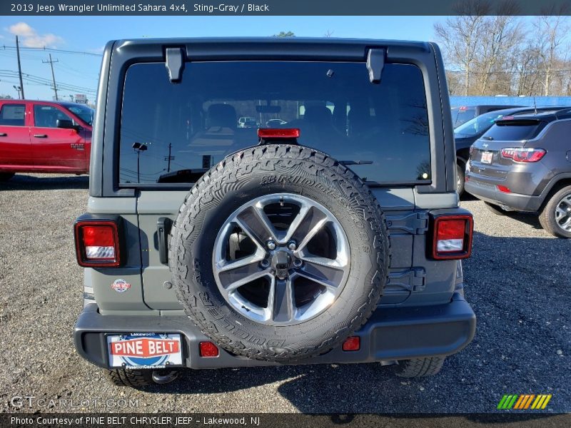 Sting-Gray / Black 2019 Jeep Wrangler Unlimited Sahara 4x4