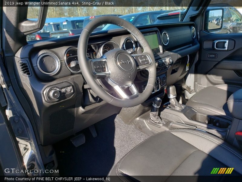Sting-Gray / Black 2019 Jeep Wrangler Unlimited Sahara 4x4