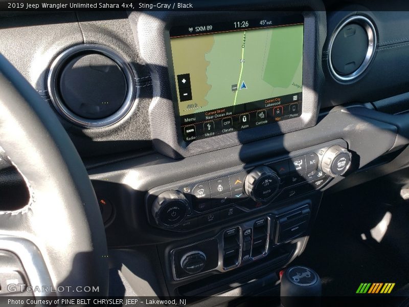 Navigation of 2019 Wrangler Unlimited Sahara 4x4