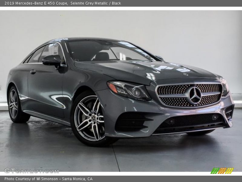 Selenite Grey Metallic / Black 2019 Mercedes-Benz E 450 Coupe
