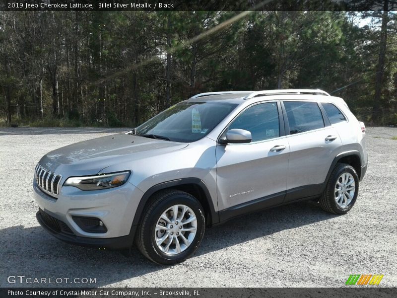 Billet Silver Metallic / Black 2019 Jeep Cherokee Latitude
