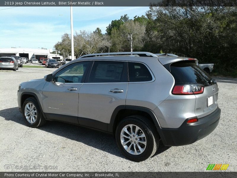 Billet Silver Metallic / Black 2019 Jeep Cherokee Latitude