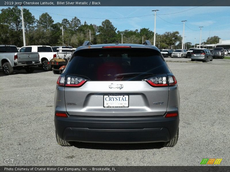 Billet Silver Metallic / Black 2019 Jeep Cherokee Latitude