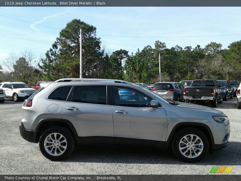 Billet Silver Metallic / Black 2019 Jeep Cherokee Latitude