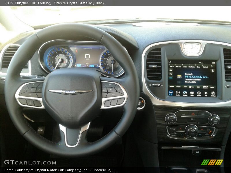 Granite Crystal Metallic / Black 2019 Chrysler 300 Touring